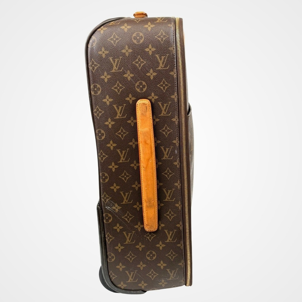 Louis Vuitton Pegase 60 Monogram Canvas Rolling Suitcase Brown Luggage M23250 - Picture 4 of 11